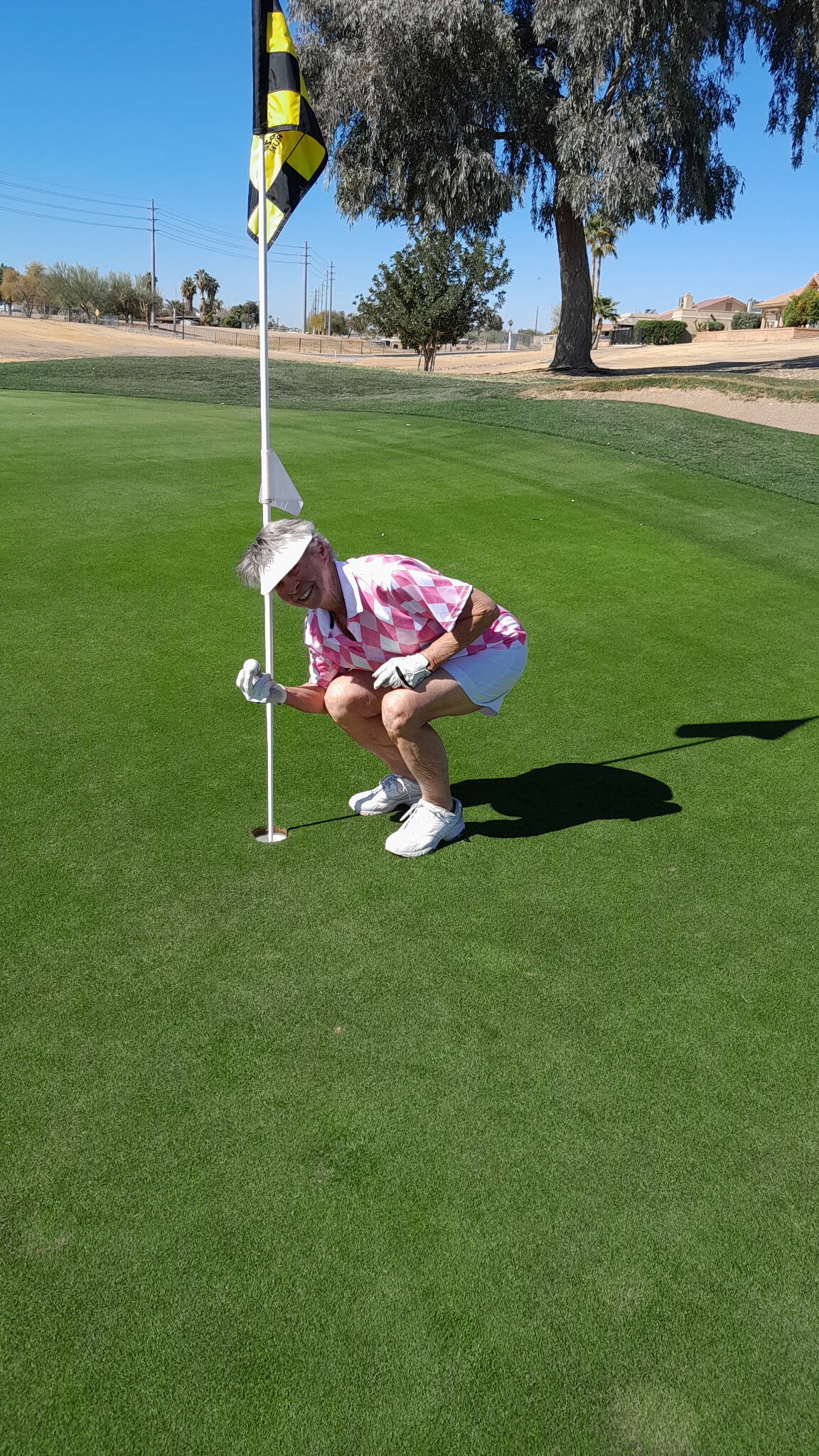 Sylvia hole in one #13